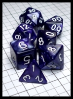 Dice : Dice - Dice Sets - Chinese Dice Purple Opaque Swirl - eBay Oct 2015